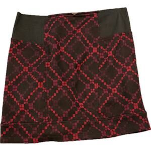 Free People Geometric Women’s Mini Skirt Size M